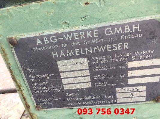 ขายรถปูยาง ABC ปูได้ 6.00 ม. เอกสารนำเข้า