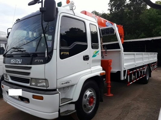 ขาย 6ล้อ isuzu decca ปี45 ยาว 7.2ม ติดเครน 5ต 200แรง