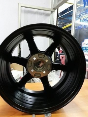 แม็กซ์ใหม่งานไทยคุณภาพดี Te37 VR สีดำด้าน ขนาด 15นิ้ว แม็กซ์ใหม่งานไทยคุณภาพดี Te37 VR สีดำด้าน ขนาด 15นิ้ว