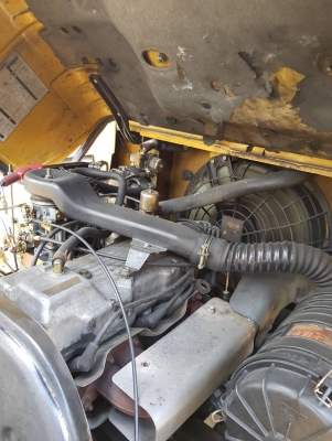 MITSUBISHI FG25-F18B รถยกขนาด2.5ตัน เครื่องเบนซิล+แก๊ส เสาสูง4เมตร งาพิเศษ สนใจติดต่อ 083-062-0223(ปอน)