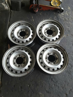 ล้อกะทะเหล็ก 6/139 ขอบ 15*6.5 สภาพดี 1ชุด