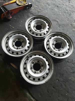 ล้อกะทะเหล็ก 6/139 ขอบ 15*6.5 สภาพดี 1ชุด