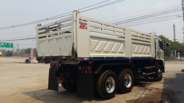 HINO MEGA 344 ปี 56 แม่เดี่ยวดัมพ์สามมิตร มีระบบพ่วง สวยๆ เดิมๆ พร้อมใช้ยางใหม่ 8 เส้น ทะเบียนพร้อม