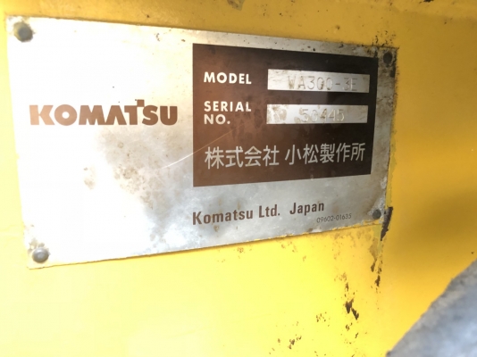 รถตัก Komatsu WA300-3E เก่านอกจากญีปุ่่น100\% มีให้เลือกหลายคัน พร้อมใช้งานทุกคัน