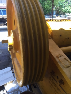 ขายปากโม่หิน40&rdquo;x8&rdquo;พร้อมมอเตอร์ชุดมูเล่มอเตอร์ 75แรง พร้อมใช้