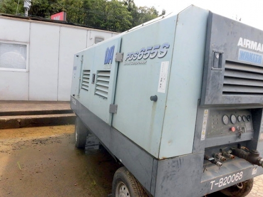 ปั้มลมเก่านอก Airman PDS655SD  โทร 061-4194021 พรภวิษย์