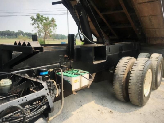 Isuzu 270 แรง ปี 47 เครื่องดำ ยูโรทู แม่เดี่ยวกระบะดัมพ์สามมิตร เครื่อง/เกียร์ดี คัสซีสวย พร้อมใช้งาน