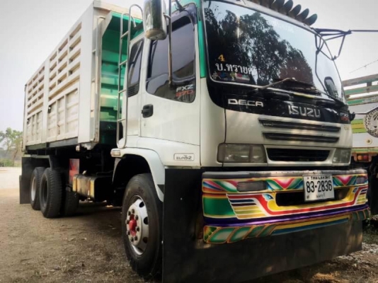 Isuzu 270 แรง ปี 47 เครื่องดำ ยูโรทู แม่เดี่ยวกระบะดัมพ์สามมิตร เครื่อง/เกียร์ดี คัสซีสวย พร้อมใช้งาน