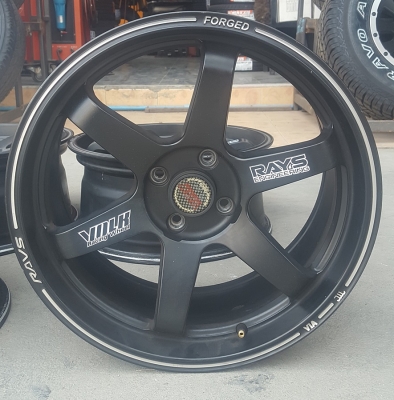 ล้อมือ2 TE37 ขอบ17 4รู100 กว้าง7.5 ET30  4 ล้อ