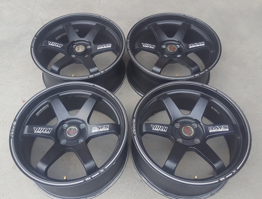 ล้อมือ2 TE37 ขอบ17 4รู100 กว้าง7.5 ET30  4 ล้อ