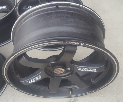 ล้อมือ2 TE37 ขอบ17 4รู100 กว้าง7.5 ET30  4 ล้อ