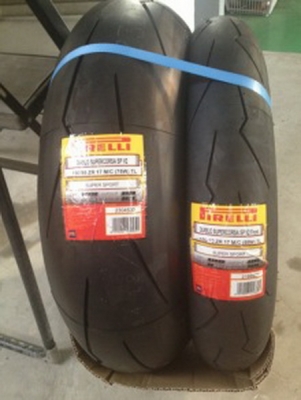 ยางใหม่ มือ1 Pirelli สายฟ้า supercorsa v.2