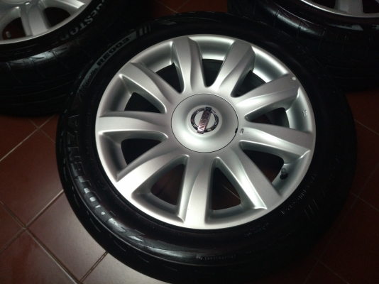 ล้อแม็กซ์ Nissan Teana ขอบ 17 นิ้ว พร้อมยาง Bridgestone ดอกเทพ