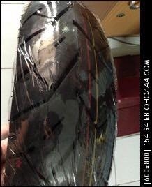 ยางใหม่ มือ1 Eternal Rise นิ่ม ๆเลย cbr400,nc30 จัดไป
