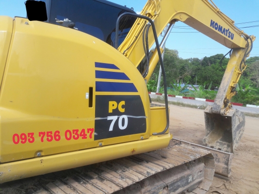 ขายดาวน์ รถแบคโฮ KOMATSU PC70-8=1,7XX ชม.