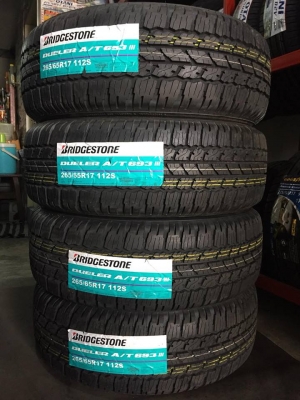 ขายยางใหม่ BRIDGESTONE 693III 265-65-17 ปี17 ชุดละ 14,900 บาท