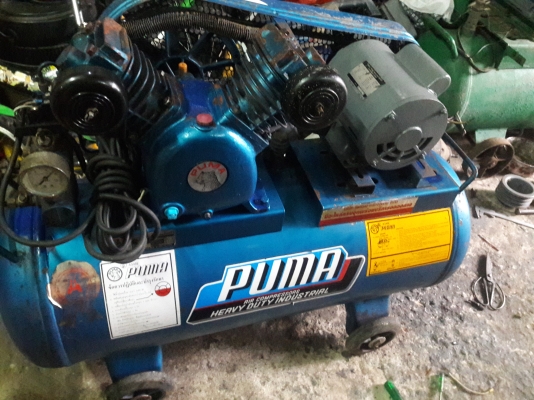 ขาย !! ปั้มลม.PUMA.ขนาด1แรง2สูบ92ลิตร.พร้อมใช้งาน