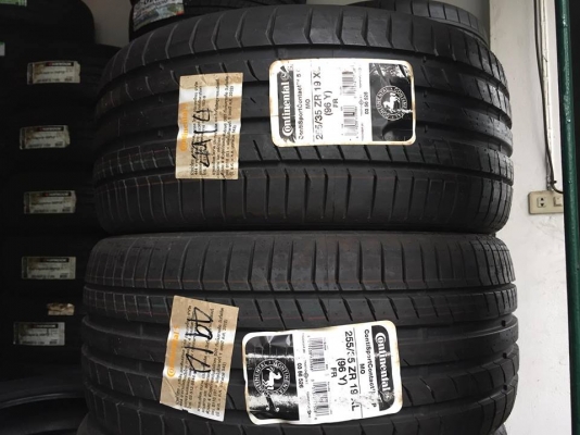 ขายยางใหม่ CONTINENTAL ContiSportContact 5P 255-35-19 ปี14 คู่ละ 7,800 บาท