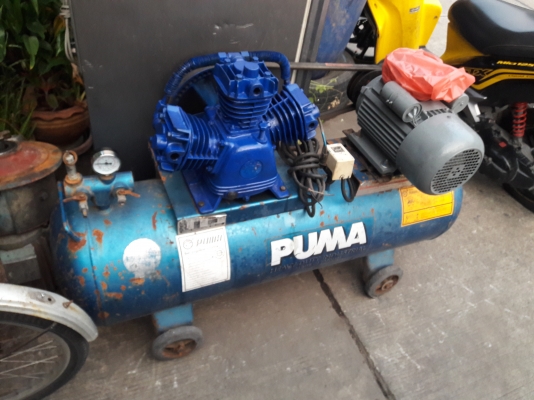 ขาย !! ปั้มลม.PUMA.ขนาด2แรง3สูบ.พร้อมใช้งาน