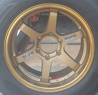 ล้อใหม่TE37 ขอบ18 6รู139 ยาง265/60/18   4 ล้อ