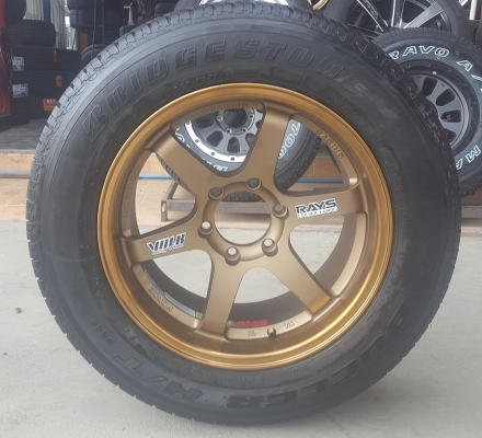 ล้อใหม่TE37 ขอบ18 6รู139 ยาง265/60/18   4 ล้อ