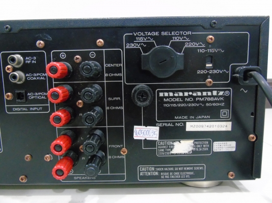 ลดราคา-แอมป์ ยี่ห้อ Marantz รุ่น PM788AV Made in Japan สภาพดี มีรีโมท
