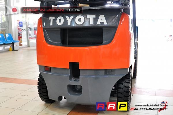 ขายรถโฟล์คลิฟท์มือสอง TOYOTA รุ่น 8FGL15-11113 นำเข้าจากประเทศญี่ปุ่น 100\% ไม่เคยใช้งานในไทย ขายรถโฟล์คลิฟท์มือสอง TOYOTA รุ่น 8FGL15-11113 นำเข้าจากประเทศญี่ปุ่น 100\% ไม่เคยใช้งานในไทย