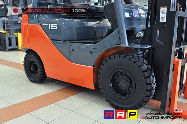 ขายรถโฟล์คลิฟท์มือสอง TOYOTA รุ่น 8FGL15-11113 นำเข้าจากประเทศญี่ปุ่น 100\% ไม่เคยใช้งานในไทย ขายรถโฟล์คลิฟท์มือสอง TOYOTA รุ่น 8FGL15-11113 นำเข้าจากประเทศญี่ปุ่น 100\% ไม่เคยใช้งานในไทย