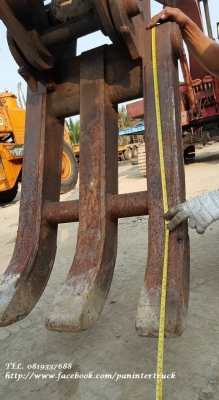 FROM JAPAN ตัวคีบปากหนีบไม้ CLAMP NO BRAND ***อุปกรณ์รองรับ สำหรับรถขุดไซค์ 100 ,120 /ราคาขายเพียง: 36,000 บาท สนใจติดต่อ 0819337688