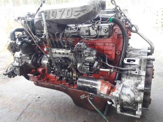 เครื่อง HINO HO7D 195HP ข้อSTD เครื่องพร้อมใช้งาน