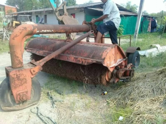 รถกวาดถนน