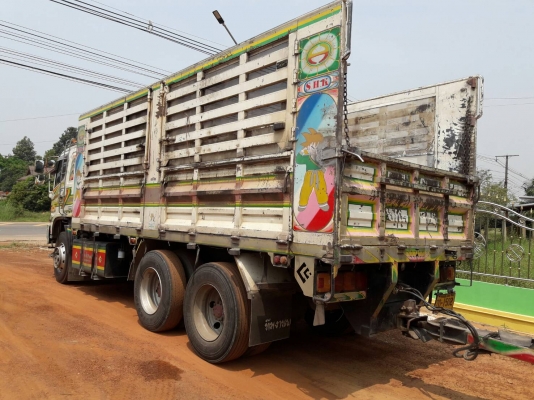 HINO mega 320 แรง ปี 2550 แม่ลูกกระบะไม่ดัมพ์ ต่ออู่สหกิจ ลูกสามเพลาแท้ยาว 7.20 ม. แม่กะบะยาว 6.20 ม. ทะเบียนพร้อม