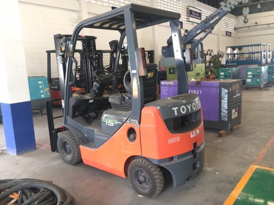 TOYOTA 02-8FDL15 : ฟอร์คลิฟท์ 1.5 ตัน ดีเซล รถนอก สภาพดี* โทร. 080-6565422 (หนิง)