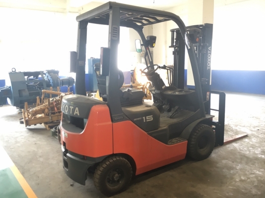 TOYOTA 02-8FDL15 : ฟอร์คลิฟท์ 1.5 ตัน ดีเซล รถนอก สภาพดี* โทร. 080-6565422 (หนิง)