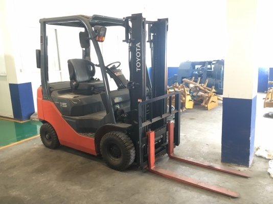 TOYOTA 02-8FDL15 : ฟอร์คลิฟท์ 1.5 ตัน ดีเซล รถนอก สภาพดี* โทร. 080-6565422 (หนิง)