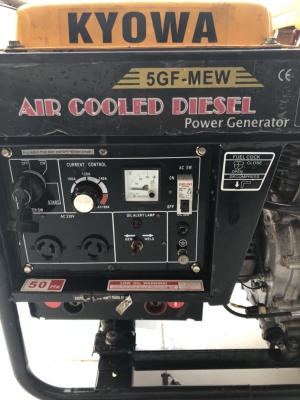 ......ขาย เครื่องปั้นไฟและเชื่อม ดีเซล KYOWA 5GF-MEW ...........