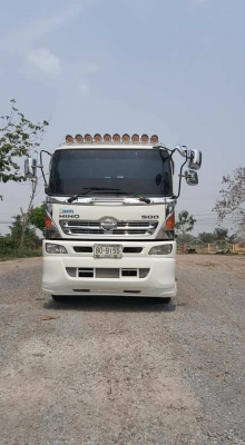 HINO MEGA FM2P 380 แรง Hi Speed ปี 57 แม่ลูกดัมพ์สามมิตร  ไมล์แท้ 190,000 กม. เครื่อง/เกียร์เดิมบาง ยางดี 80\% ทะเบียนพร้อม