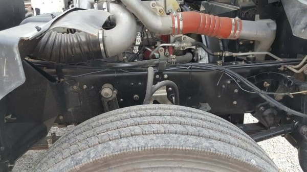 HINO MEGA FM2P 380 แรง Hi Speed ปี 57 แม่ลูกดัมพ์สามมิตร  ไมล์แท้ 190,000 กม. เครื่อง/เกียร์เดิมบาง ยางดี 80\% ทะเบียนพร้อม