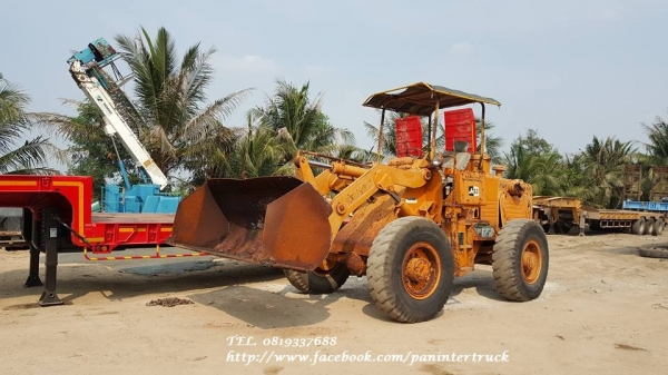 FROM JAPAN* รถตักล้อยางKOMATSU-JH63 -K/ขับเคลื่อน 2 เพลา/เลี้ยวเอว/เกียร์ทอร์ค /เครื่องยนต์ KOMATSU-S6D105- 6 สูบ/ ราคาเพียง 320,000 บาท