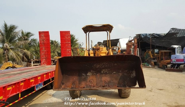 FROM JAPAN* รถตักล้อยางKOMATSU-JH63 -K/ขับเคลื่อน 2 เพลา/เลี้ยวเอว/เกียร์ทอร์ค /เครื่องยนต์ KOMATSU-S6D105- 6 สูบ/ ราคาเพียง 320,000 บาท