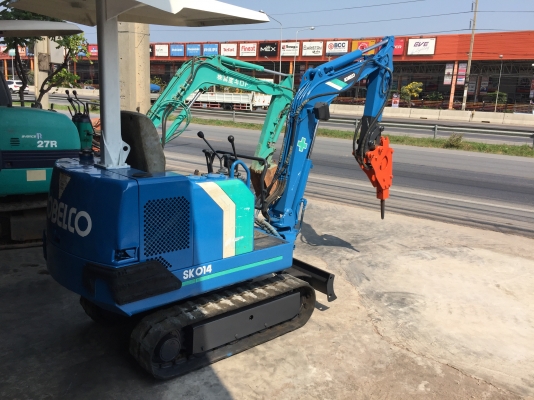 ขายแบ็คโฮเล็กขึ้นกะบะได้ โกเบโก้ sk14. pc15พร้อมหัวกระแทก+บุ้งกี๋+หัวคีบ. เก่านอกสวยๆ ขายแบ็คโฮเล็กขึ้นกะบะได้ โกเบโก้ sk14. pc15พร้อมหัวกระแทก+บุ้งกี๋+หัวคีบ. เก่านอกสวยๆ