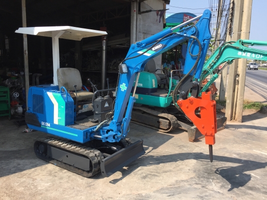 ขายแบ็คโฮเล็กขึ้นกะบะได้ โกเบโก้ sk14. pc15พร้อมหัวกระแทก+บุ้งกี๋+หัวคีบ. เก่านอกสวยๆ