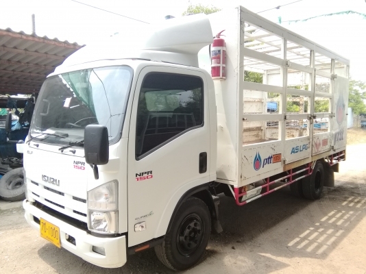 6 ล้อกลาง *EURO.3* ISUZU NPR 150 แรงม้า *คอมมอนเรว* ยาว 5.00 ม.* รถสวยเดิม+พร้อมใช้งาน * รถห้างแท้ *