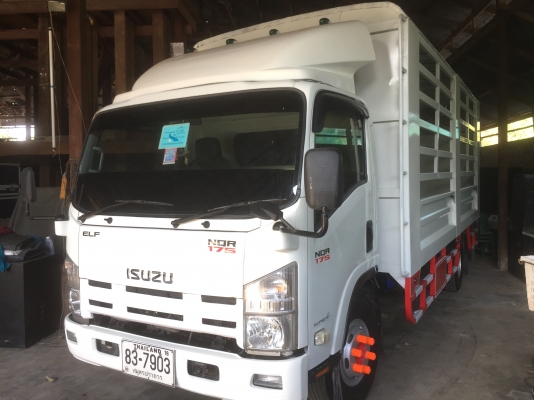 ขายรถ 6ล้อ NQR 175 แรง ปี56 ยาว 5.50 เมตร พร้อมลิฟท้าย สวยๆพร้อมใช้งาน