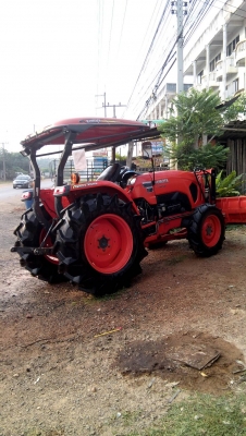 ขายรถไถมือสองรุ่น L5018 พร้อมอุปกรณ์ดันหน้าและผลานบุกเบิก