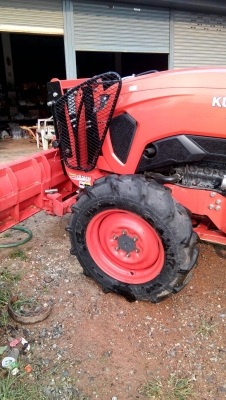 ขายรถไถมือสองรุ่น L5018 พร้อมอุปกรณ์ดันหน้าและผลานบุกเบิก