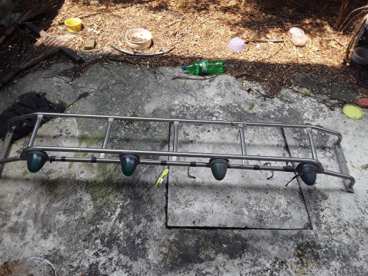 ขายบันไดหัวเก๋งสแตนเลสตรงรุ่นhino mega