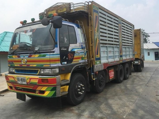 ขายรถพ่วงฮีโน่2Kสมอเงินปี43 260แรง ดั้มแม่ลูก อู่แก้ว เดิมๆบางๆ สภาพสวยพร้อมใช้