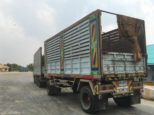 ขายรถพ่วงฮีโน่2Kสมอเงินปี43 260แรง ดั้มแม่ลูก อู่แก้ว เดิมๆบางๆ สภาพสวยพร้อมใช้