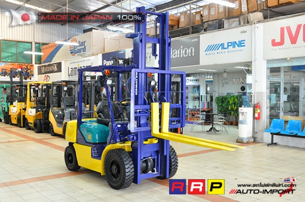 ขายรถโฟล์คลิฟท์มือสอง KOMATSU รุ่น FD25C-12-526762 นำเข้าจากประเทศญี่ปุ่น 100\% ไม่เคยใช้งานในไทย ขายรถโฟล์คลิฟท์มือสอง KOMATSU รุ่น FD25C-12-526762 นำเข้าจากประเทศญี่ปุ่น 100\% ไม่เคยใช้งานในไทย